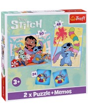 Παζλ Trefl 2 σε 1- Ευτυχισμένη μέρα τους Lilo και Stitch